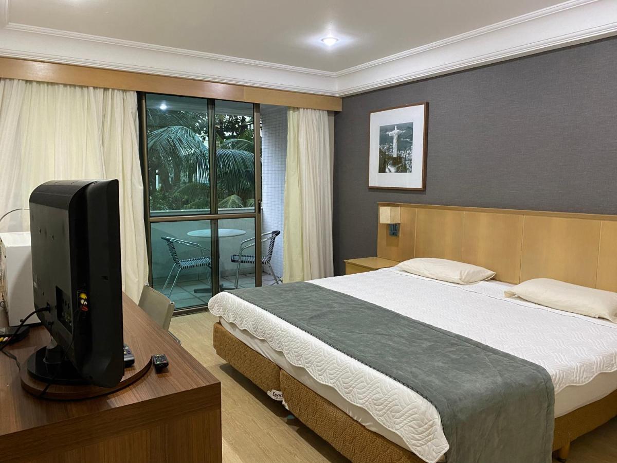 Apartahotel Flat Agradável Na Barra *